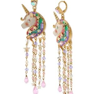 Betsey unicorn earrings
